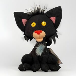 Bad Kitty Plush Doll Black Cat Stuffed Animal Merry Makers 7" w/ Tag Nick Bruel